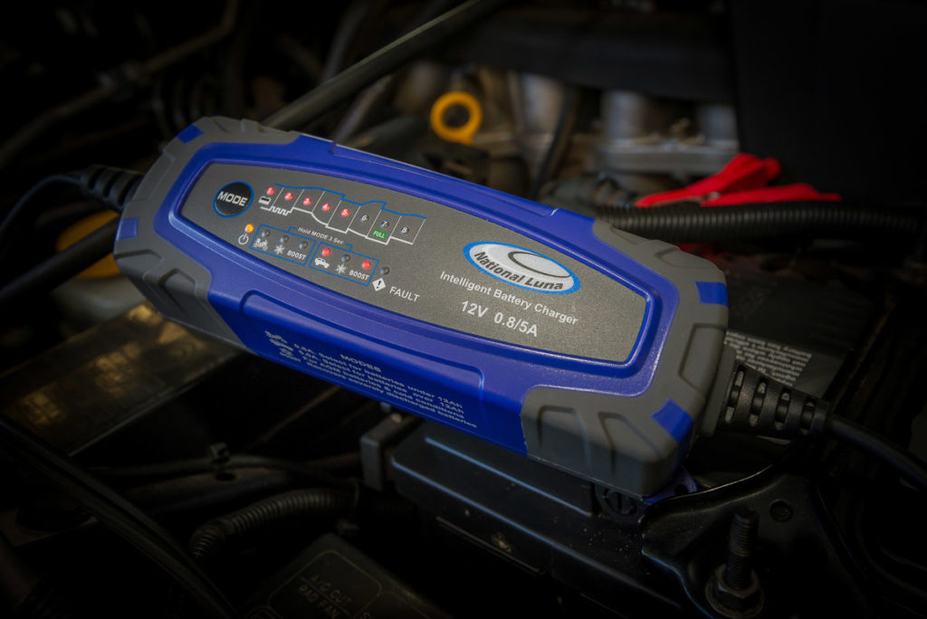 Battery charge in engine bay