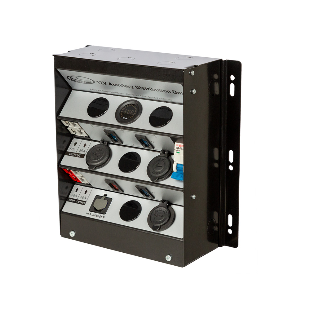 12V Auxiliary Battery Box Metal Housing Only