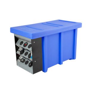 Taller battery box, national Luna blue box