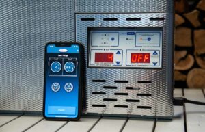 National Luna bluetooth fridge connected to iPhone